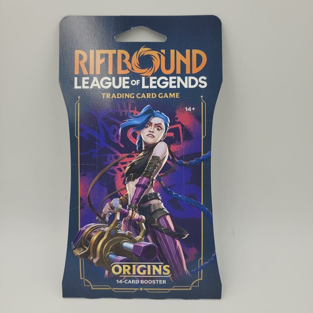 Riftbound League of Legends Origins Trading Card Game 14 Card Booster Pack